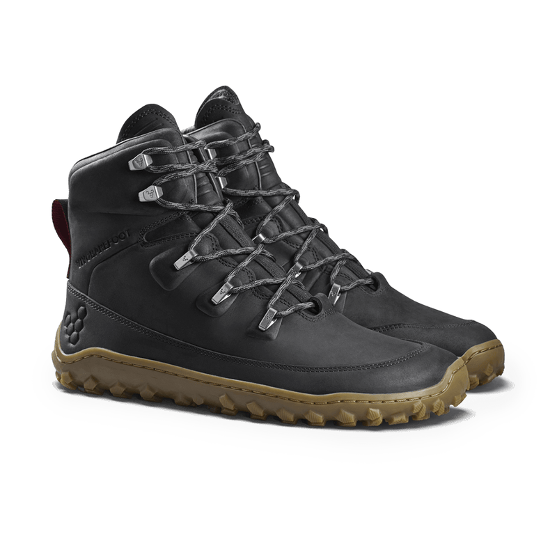 Load image into Gallery viewer, Vivobarefoot Tracker Leather AT II Men's Barefoot Hiking Boot – Obsidian
