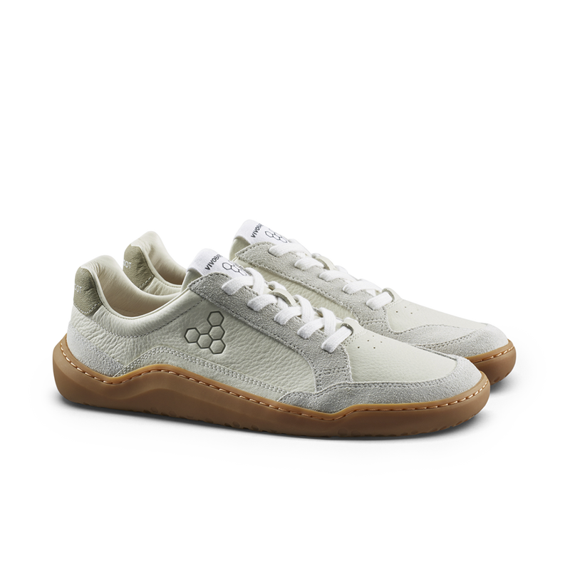 Load image into Gallery viewer, Vivobarefoot Gobi III Sneaker Leather Womens Limestone Dusty Green-3
