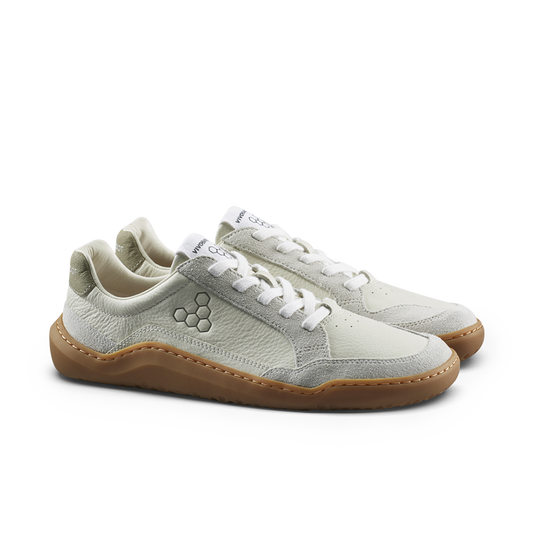 Vivobarefoot Gobi III Sneaker Leather Womens Limestone Dusty Green-3