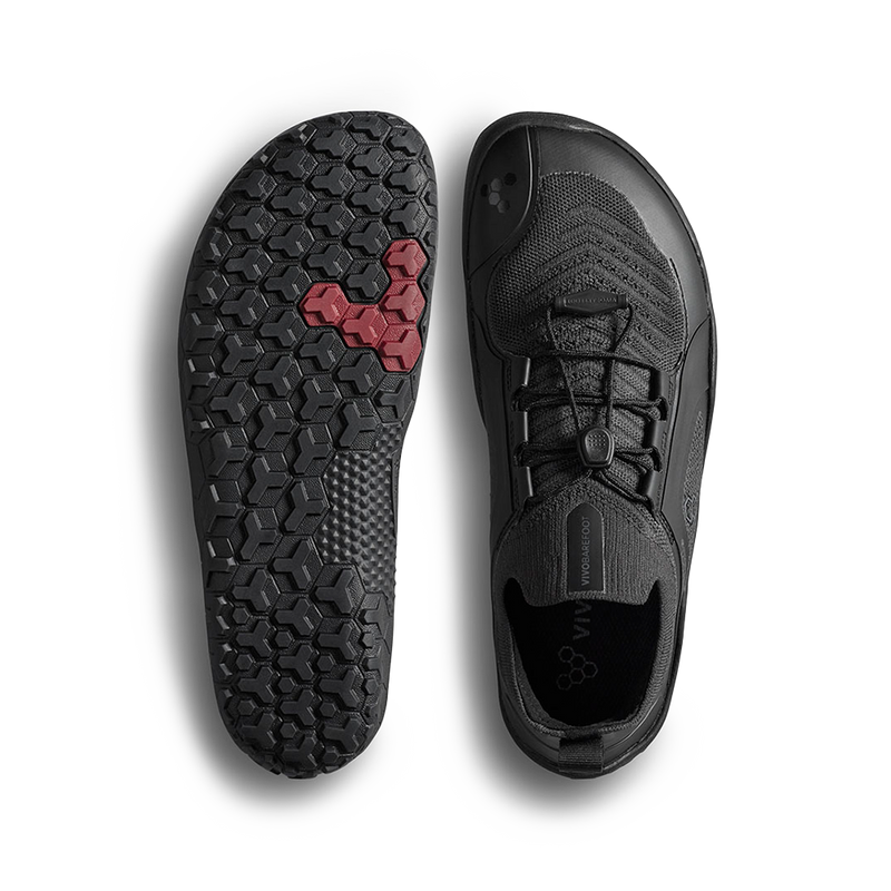 Load image into Gallery viewer, Vivobarefoot Primus Trail Knit FG Womens Obsidian
