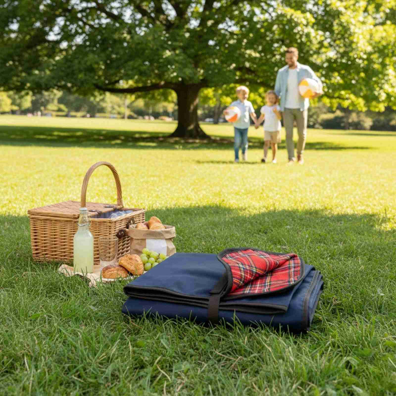 Load image into Gallery viewer, Jacaru 8003LE Giant Picnic Blanket – Limited Edition Navy
