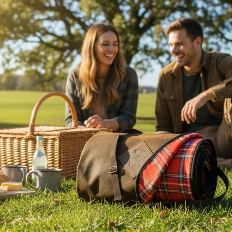 Load image into Gallery viewer, Jacaru 8003 Picnic Blanket – Waterproof Backing | Australian Made
