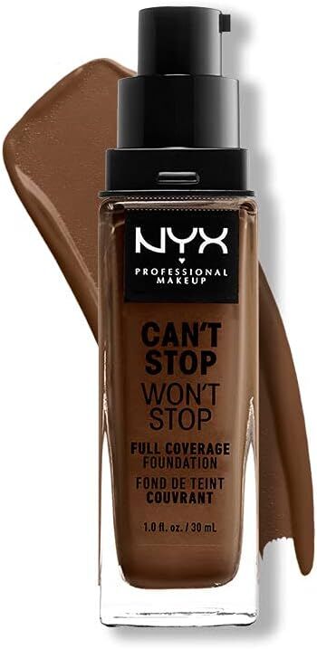 Load image into Gallery viewer, NYX Professional Makeup Can't Stop Won't Stop Full Coverage Liquid Foundation - 22 Deep Cool-1
