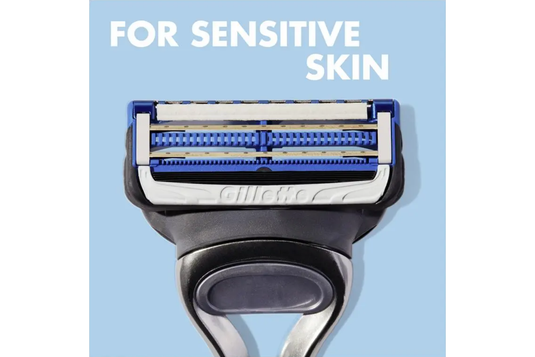 6x Gillette Mens Razor Skinguard Razor (6 Handles with 6 Cartridges)-2