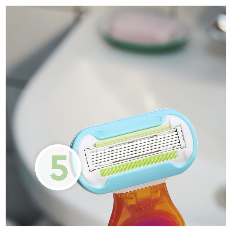 Load image into Gallery viewer, Gillette Venus 5 Blade Razor Snap Extra Smooth Includes Mini Handle And Travel Case-3
