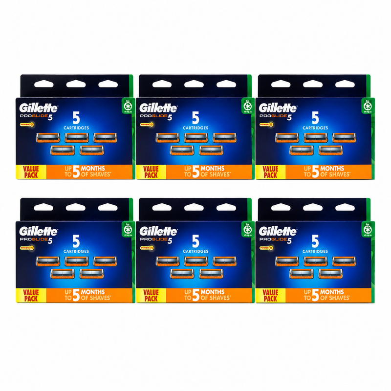 Load image into Gallery viewer, 30x Gillette Pro Glide Razor Cartridges Refills Mens (6 Packs of 5 Cartridges)-0
