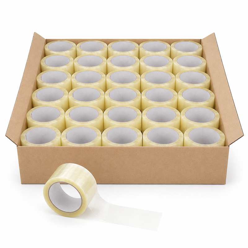 Load image into Gallery viewer, 36x Rolls Clear Hot Melt Packaging Tape (48mm x 75m) - 1 Carton-0
