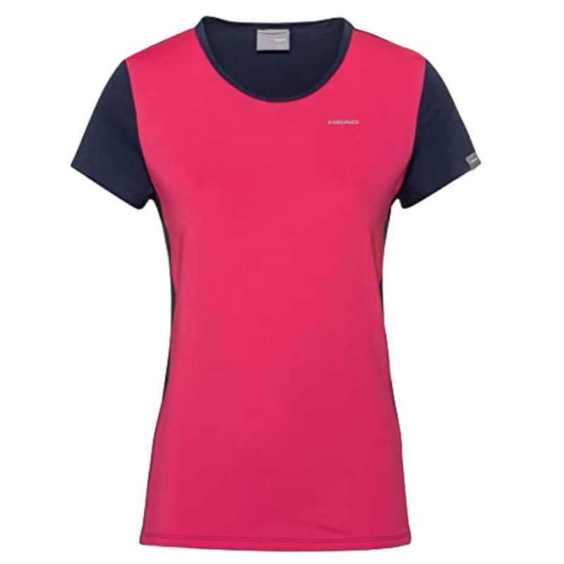 Load image into Gallery viewer, HEAD Womens Mia T-Shirt Tennis Sports Gym Workout - Magenta/Dark Blue-1
