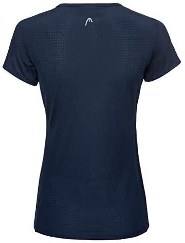 Load image into Gallery viewer, HEAD Girls Mia Tennis Top T-Shirt Competition Short Sleeve Tee - Pink/Dark Blue-3
