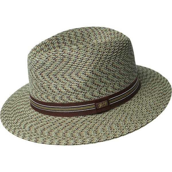 Load image into Gallery viewer, Bailey Mens Westfield Paper Straw Hat Fedora - Camo-1
