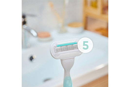 Gillette Womens Venus 3 Blade Razor Smooth Sensitive Includes Handle + 2 Cartridge-4