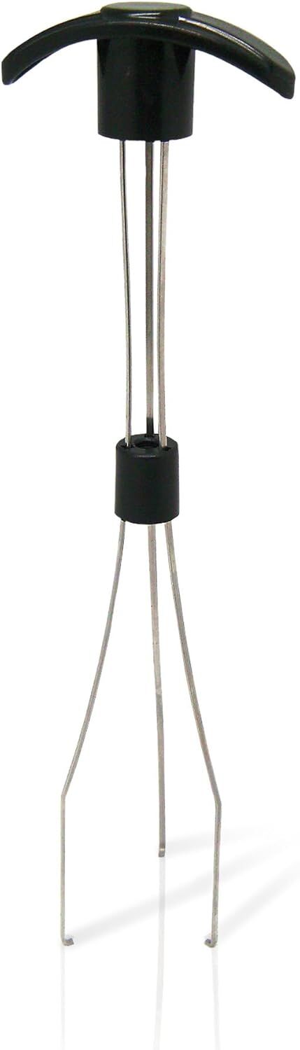 Vin Bouquet Cork Extractor Lifter Wine Bottle in Black/Silver-0