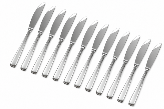 12x Tramontina Simplicity 18/10 Stainless Steel Dessert Knife-1