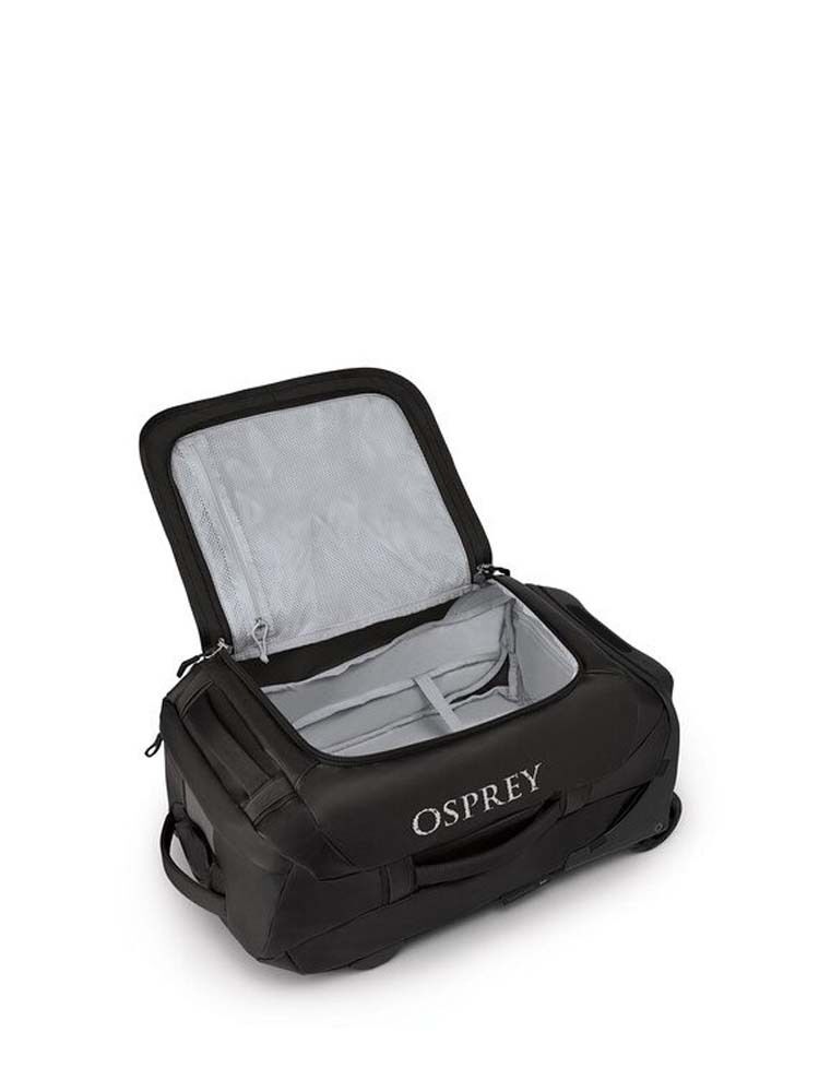 Load image into Gallery viewer, Osprey 40L Wheeled Transporter Duffel Bag Travel Carry On Suitcase in Black-3
