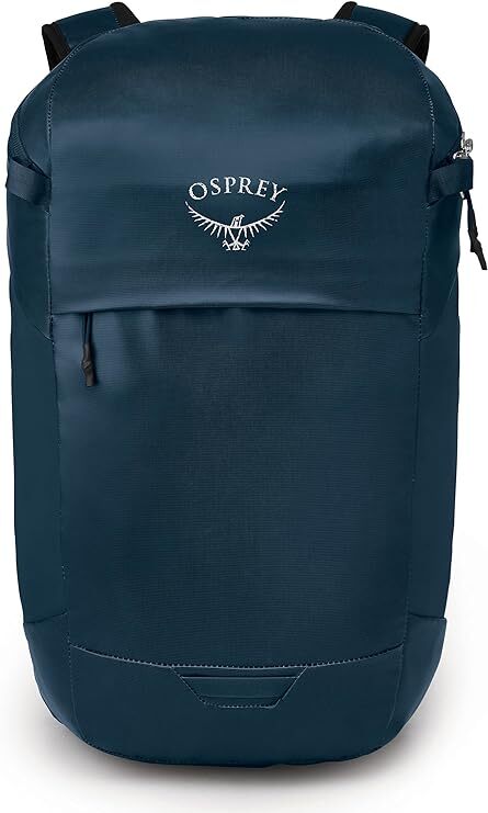 Load image into Gallery viewer, Osprey Transporter Small Zip Top Bag Backpack - Venturi Blue-3
