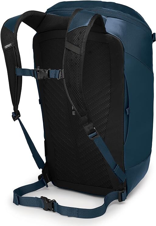 Load image into Gallery viewer, Osprey Transporter Small Zip Top Bag Backpack - Venturi Blue-4
