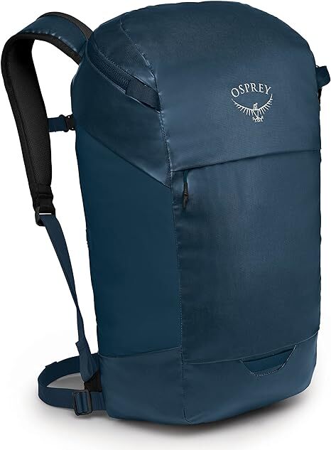 Load image into Gallery viewer, Osprey Transporter Small Zip Top Bag Backpack - Venturi Blue-1
