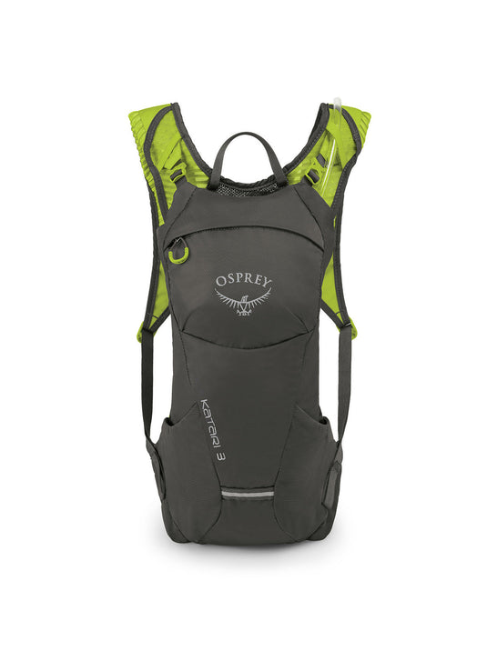 Osprey Mens Katari 3 Bike Hydration Reflective Backpack Adventure - Lime Stone-0