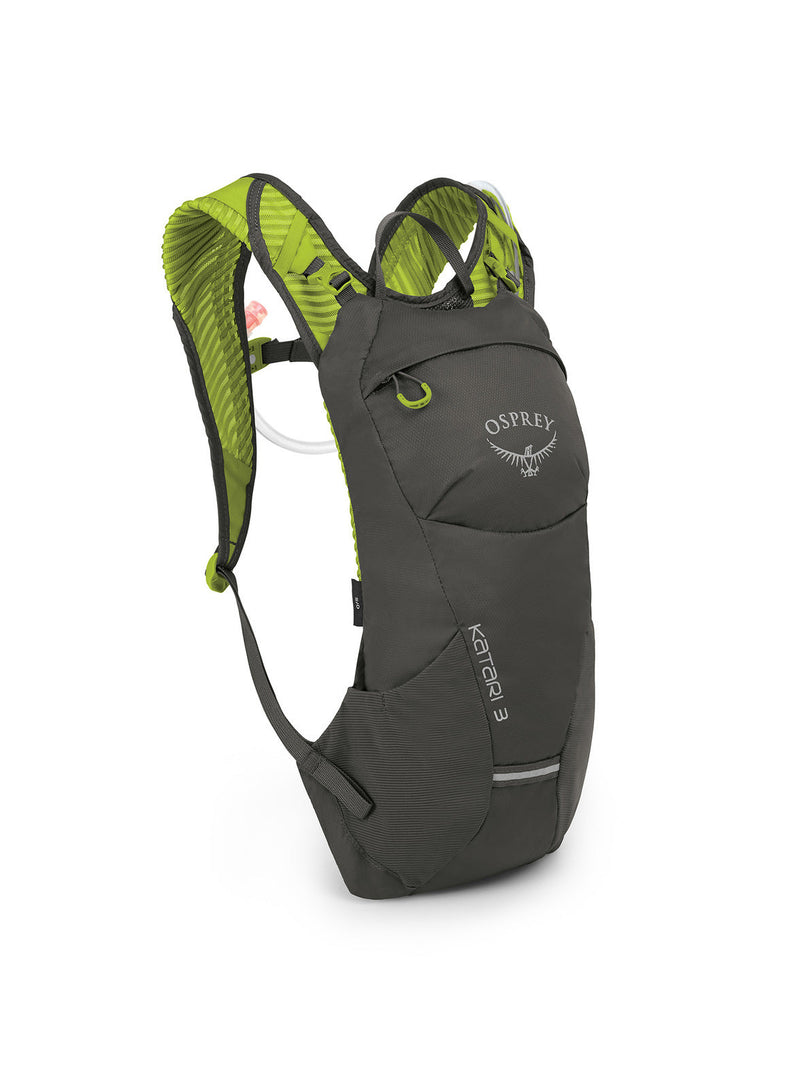 Load image into Gallery viewer, Osprey Mens Katari 3 Bike Hydration Reflective Backpack Adventure - Lime Stone-3
