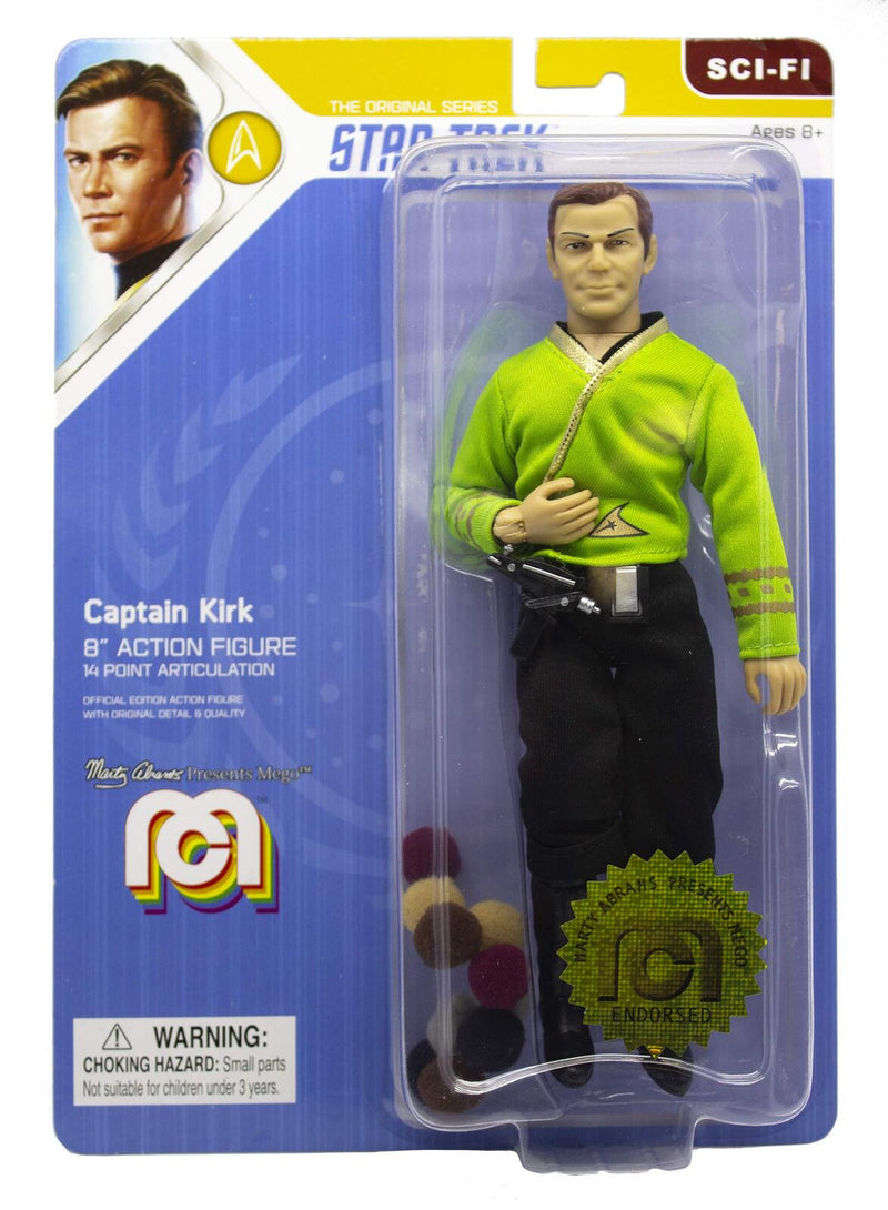 Load image into Gallery viewer, Mego Action Figure 8” Star Trek - Capt Kirk in Green Shirt with Tribbles-1
