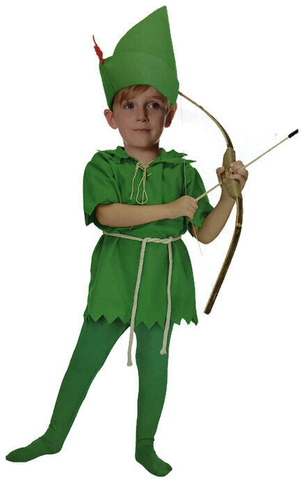 Load image into Gallery viewer, Childrens Green Costume Peter Pan Robin Hood Elf Halloween Kids Book Week
