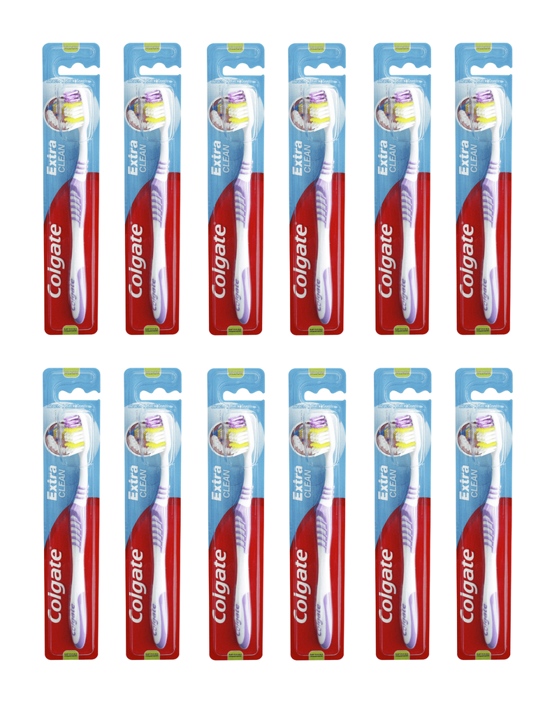 Load image into Gallery viewer, 12x Colgate Extra Clean Toothbrush Medium (12 Packs of 1)-0
