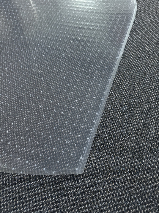Marbig Office Chair Mat Carpet Protector PVC Protection - 124cm (L) x 99cm (W)-3