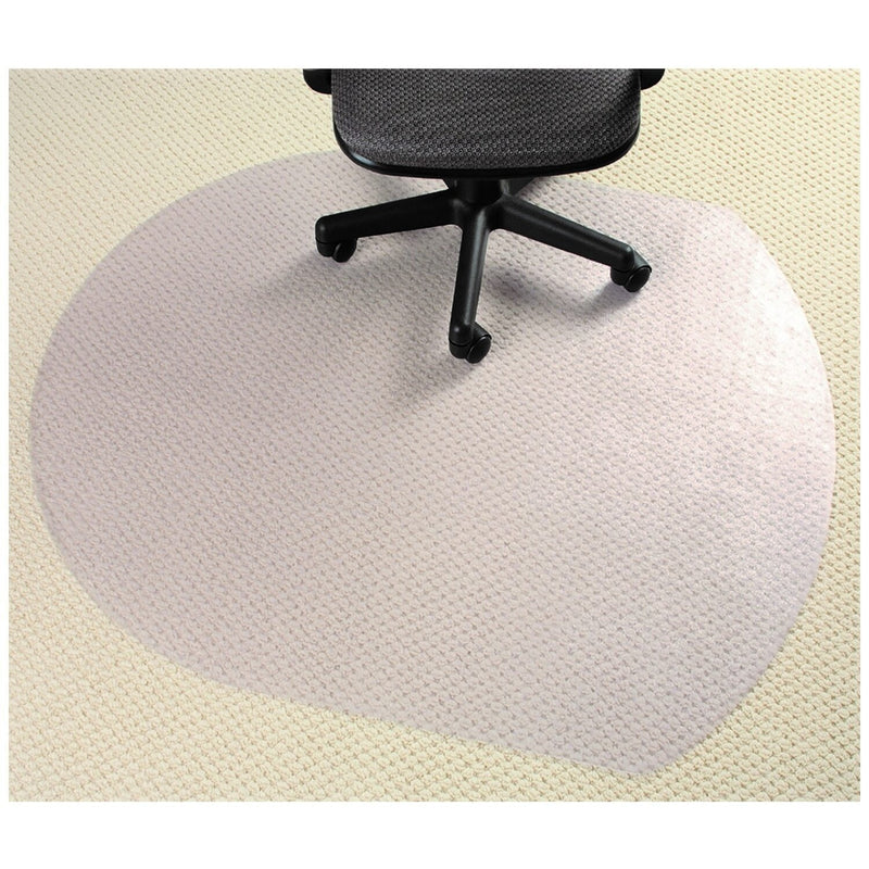 Load image into Gallery viewer, Marbig Office Chair Mat Carpet Protector PVC Protection - 124cm (L) x 99cm (W)-4

