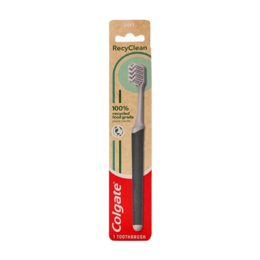 6x Colgate Toothbrush 100% Recycled Food Grade Plastic Handle Soft Bristles-2