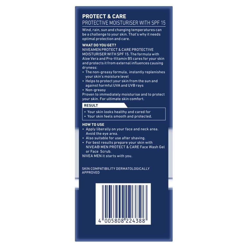Load image into Gallery viewer, Nivea Mens 75ml Moisturiser Hydro Care SPF15 With Aloe Vera-3
