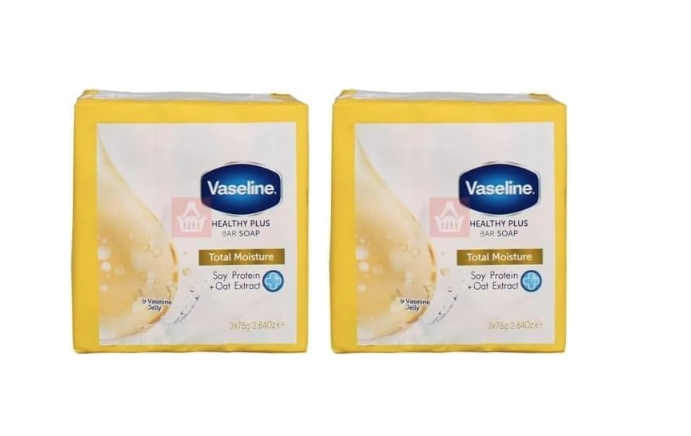 Load image into Gallery viewer, 6x 75g Vaseline Total Moisture Bar Soap (450g Total)-0
