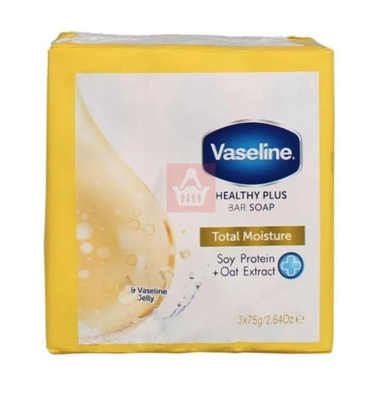 6x 75g Vaseline Total Moisture Bar Soap (450g Total)-2