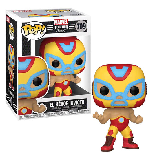 Funko Pop! Marvel Lucha Libre El Heroe Invicto Iron Man Vinyl Figure