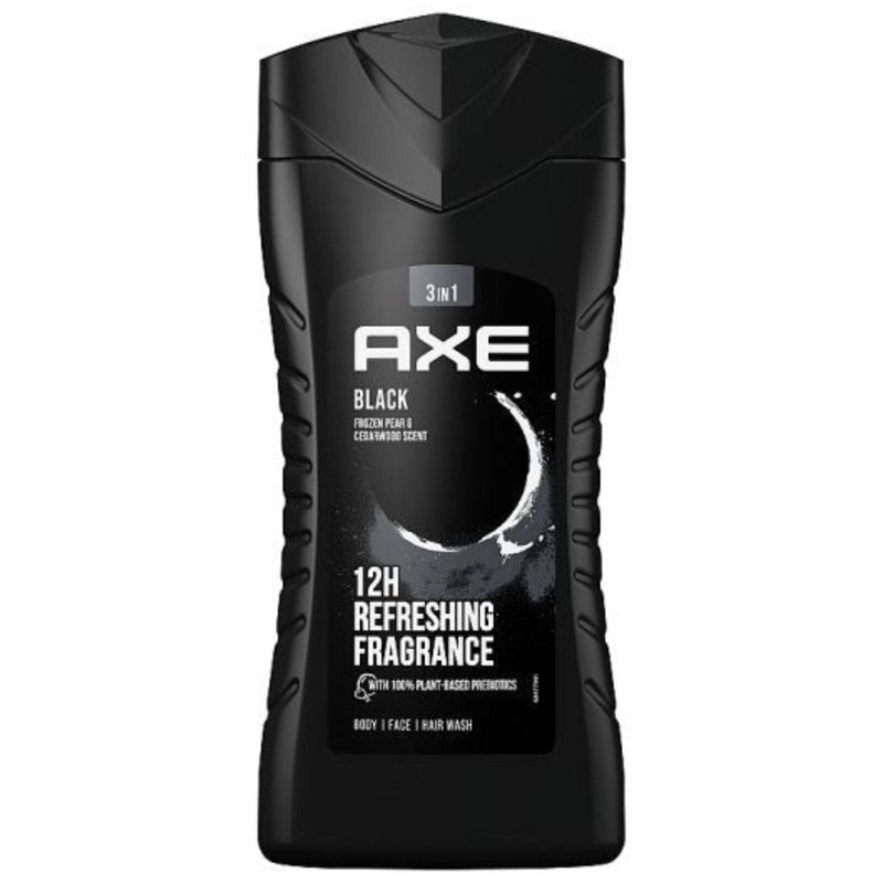 Load image into Gallery viewer, AXE Black 3-in-1 Body Face Hair Wash for Men – Frozen Pear &amp; Cedarwood – 250mL-1
