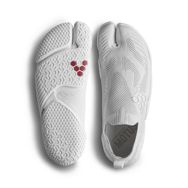 Load image into Gallery viewer, Vivobarefoot Motus Flex Tabi Women's Barefoot Training Shoe – Bright White
