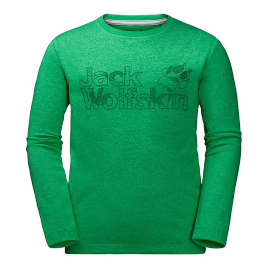 Jack Wolfskin Boys Long Sleeve Cotton Tee T-Shirt Top Kids Childrens