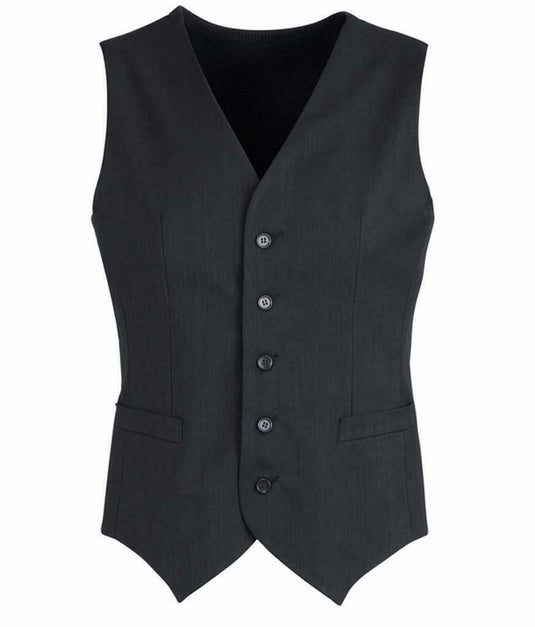 Mens Peaked Vest Waistcoat w/ Knitted Back Suit Formal Wedding Dress Up-24