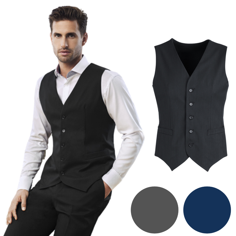 Load image into Gallery viewer, Mens Peaked Vest Waistcoat w/ Knitted Back Suit Formal Wedding Dress Up-1
