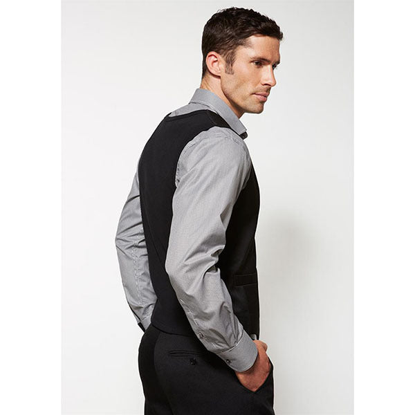 Load image into Gallery viewer, Mens Peaked Vest Waistcoat w/ Knitted Back Suit Formal Wedding Dress Up-4
