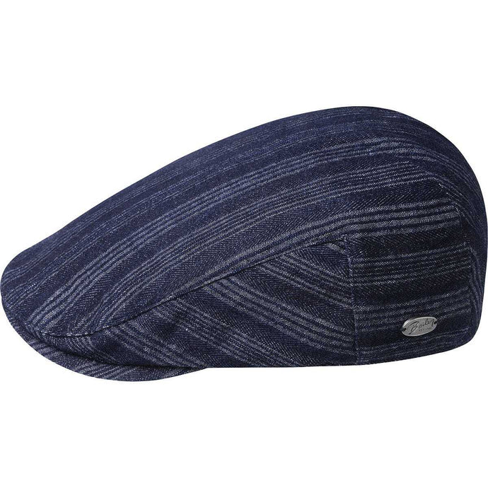 Bailey Mens Gulick Ivy Flat Cap Hat - Navy-0