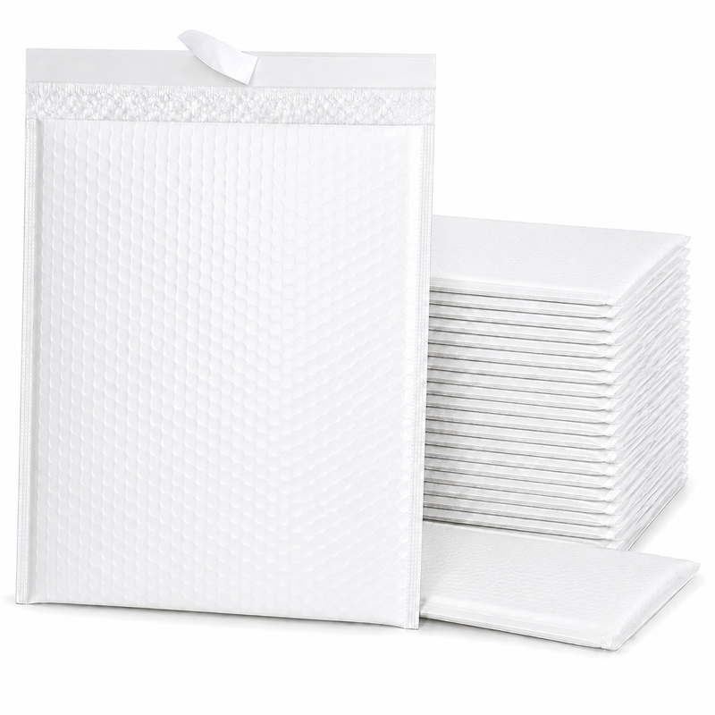 Load image into Gallery viewer, 100x White Poly Bubble Mailers Padded Cushioned Postage Envelope - "Size 5" (305mm x 400mm)-0
