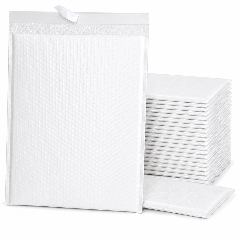 Load image into Gallery viewer, 100x White Poly Bubble Mailers Padded Cushioned Postage Envelope - "Size 6" (360mm x 470mm)-0
