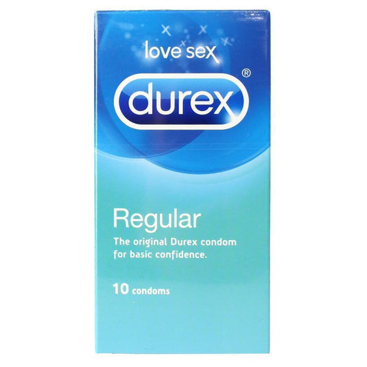10pcs Durex Regular Condoms - 1 Pack-0