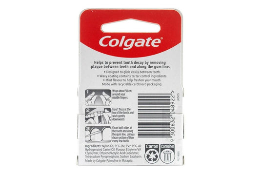 6x Colgate Dental Floss Tartar Control 25m-3