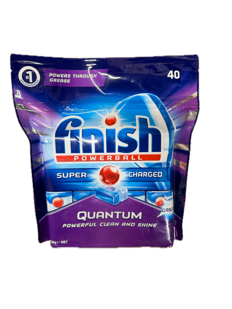 Load image into Gallery viewer, Finish Powerball Quantum Original 40 Dishwashing Tablets (Tabs)-0

