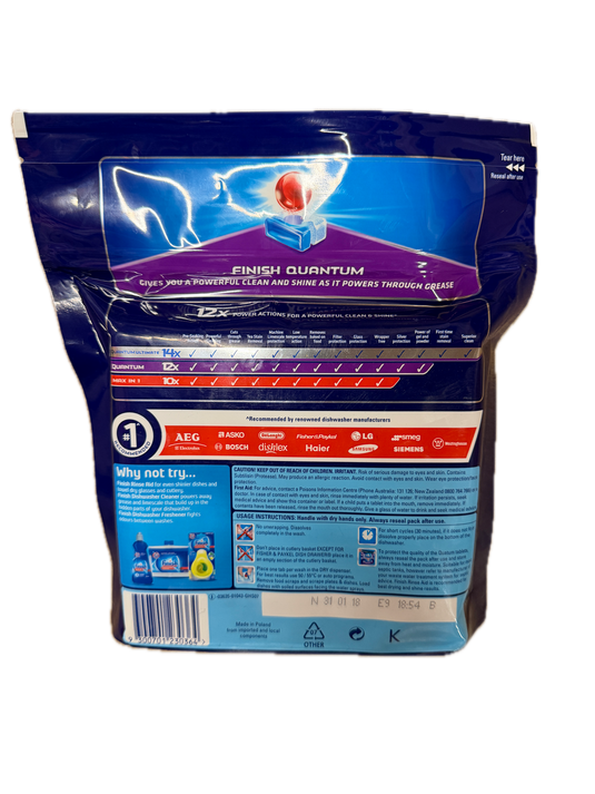 Finish Powerball Quantum Original 40 Dishwashing Tablets (Tabs)-2