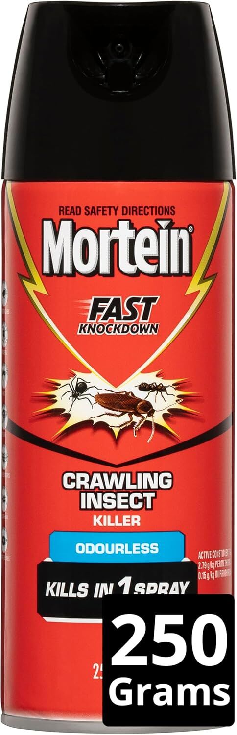 Mortein Fast Knockdown Odourless Surface Spray Crawling Insect Killer 250g-2