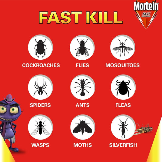 Mortein Fast Knockdown Aerosol Multi Insect Killer, 200g-4