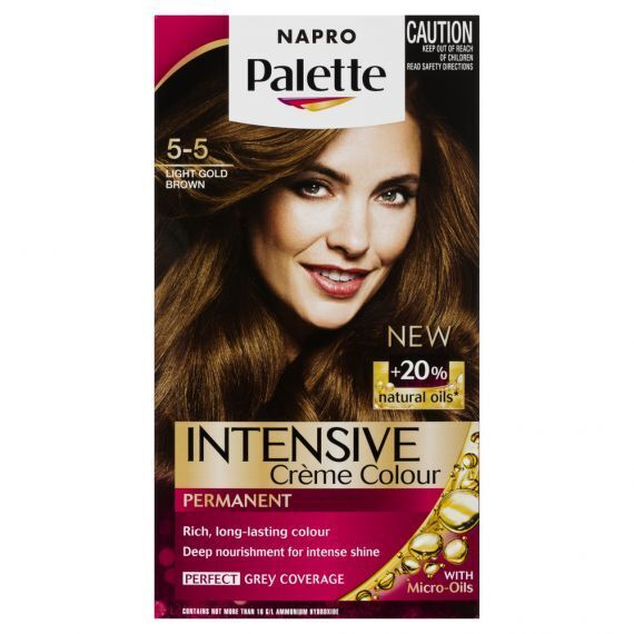 Load image into Gallery viewer, Napro Palette Colour Permanent Hair Colour 5-5 Light Gold Brown-0
