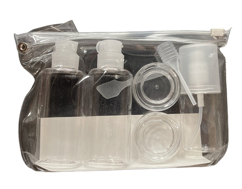 Load image into Gallery viewer, 7 Piece The Beauty Case Travel Bottles &amp; Jars Set for Hand Luggage Liquid Containers-2
